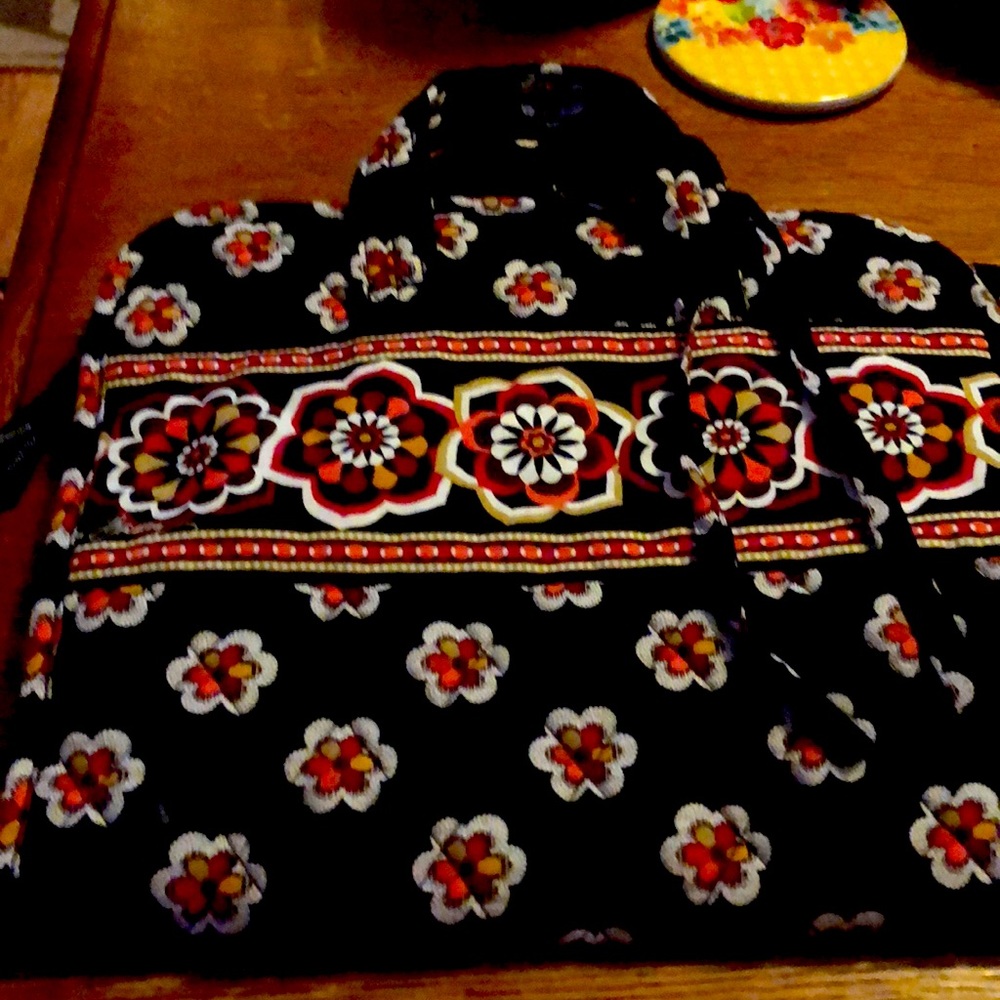 Vera Bradley large cosmetic bag